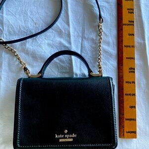 Kate Spade dark green purse